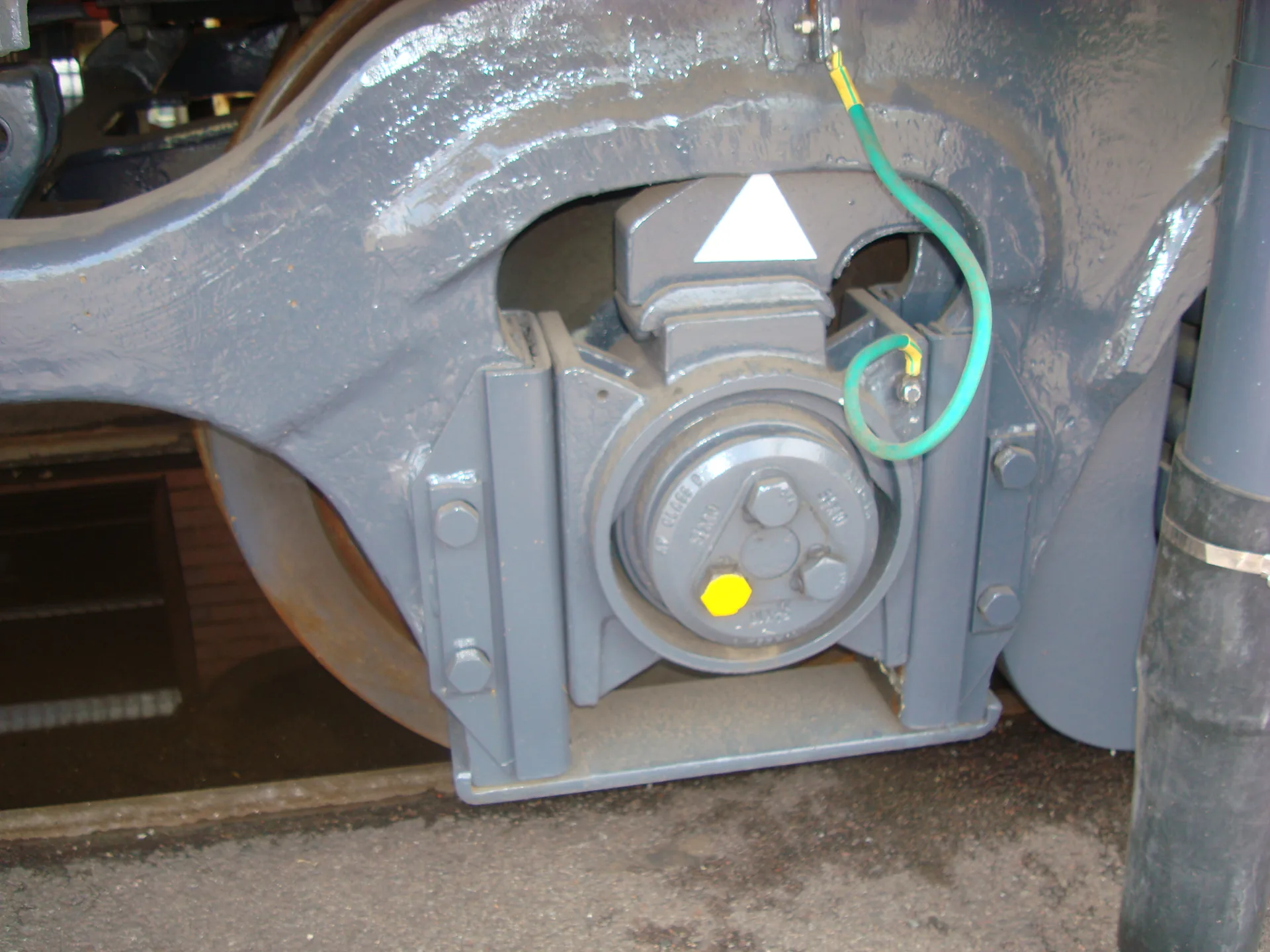 CFB Angola coach axle bearing assembly fitted during bogie overhaul
