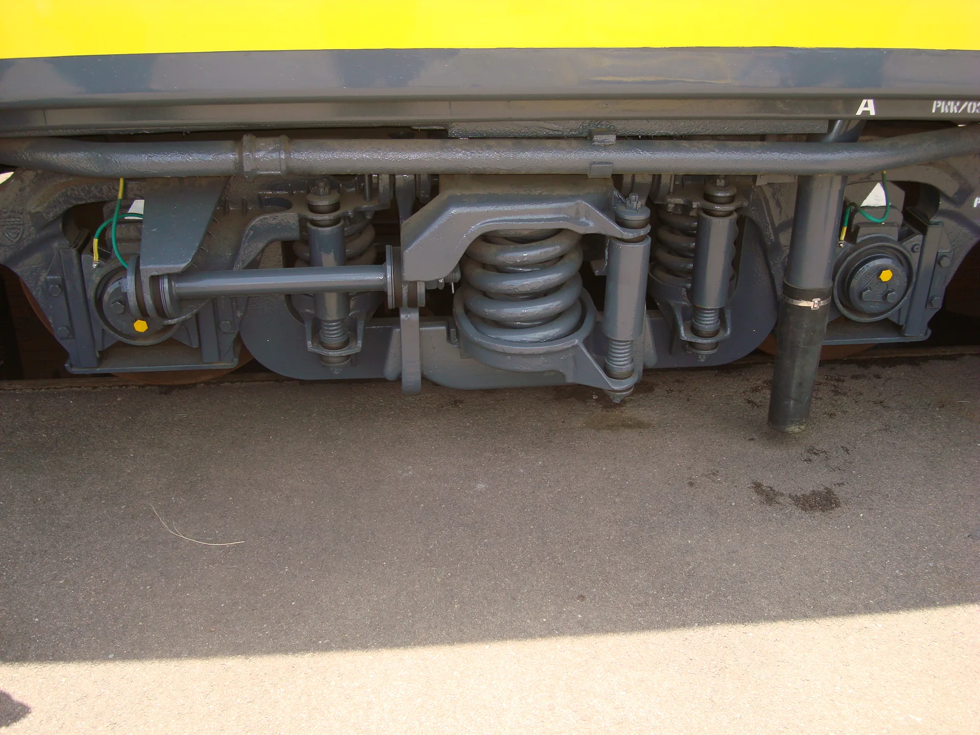 CFB Angola coach bogie with suspension fully overhauled and reassembled