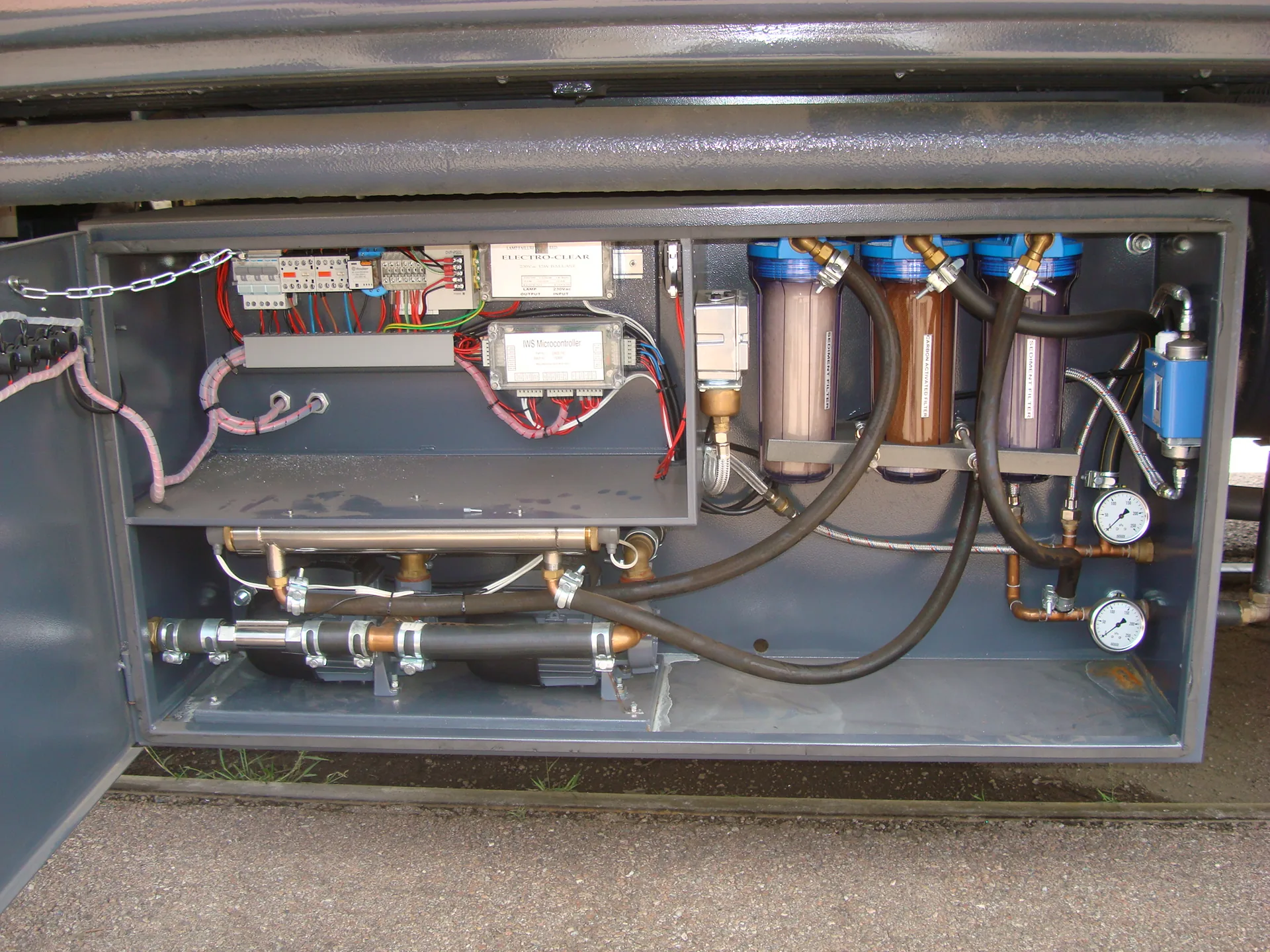 Water purification system installed in CFB Angola passenger coach