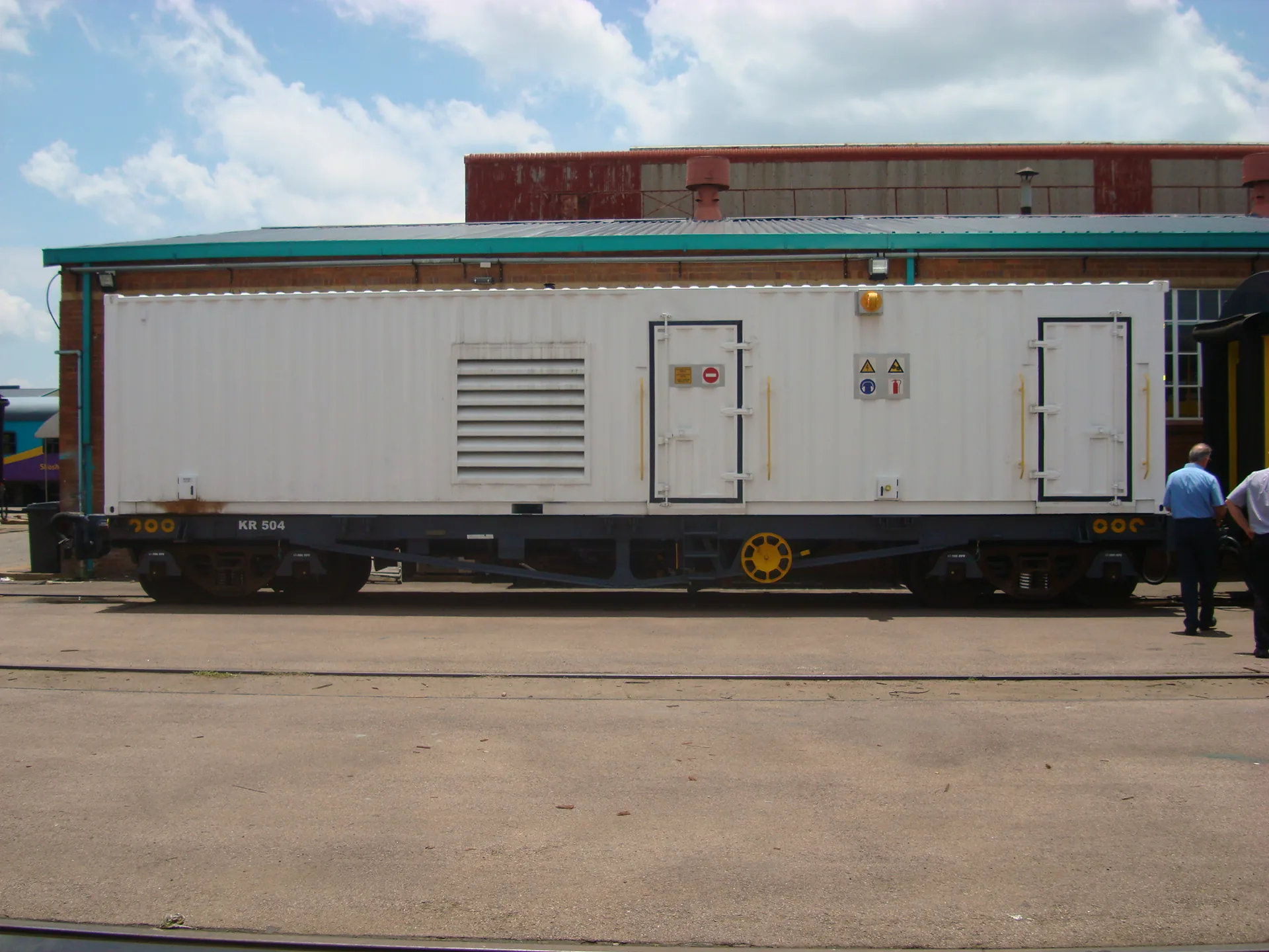 KR504 generator wagon completed — CFB Angola refurbishment project