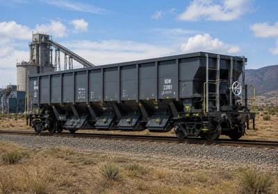 Bottom discharge hopper wagons for grain and ore — railway supply across Africa