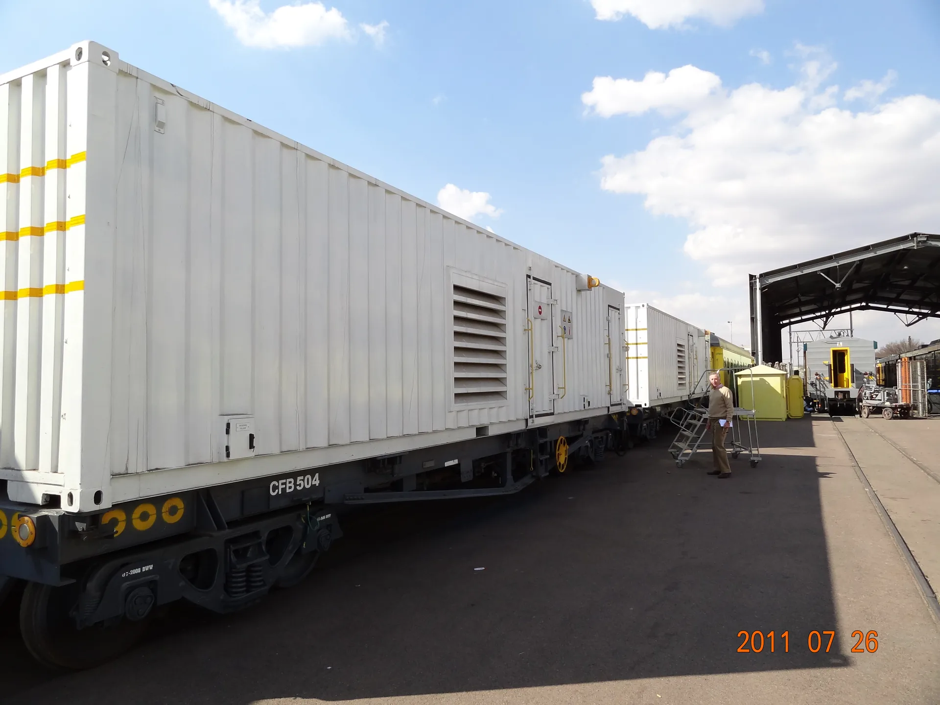 CFB504 generator wagon angle