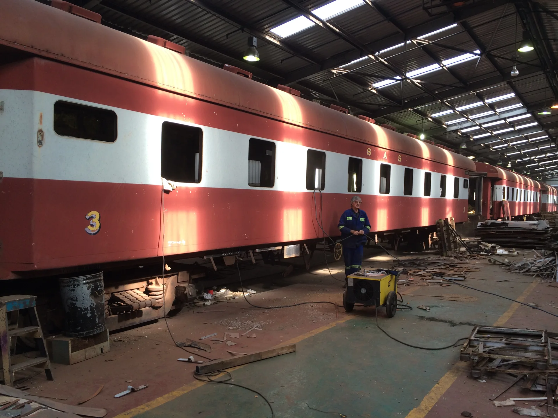 SAS coaches workshop strip out