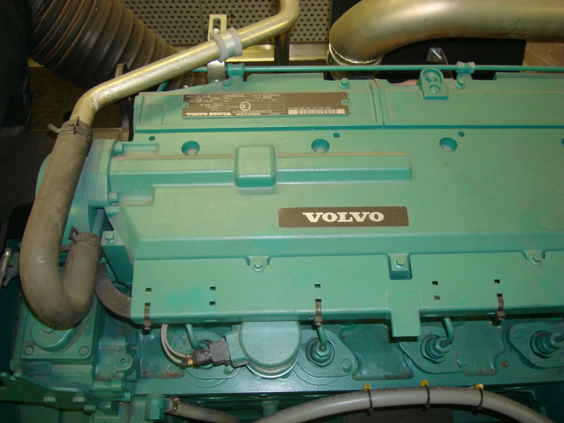Volvo Penta engine detail