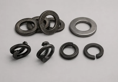 Railway track spring washers and flat washers for rail fastening — supplied across Africa
